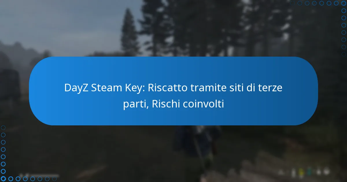 DayZ Steam Key: Riscatto tramite siti di terze parti, Rischi coinvolti